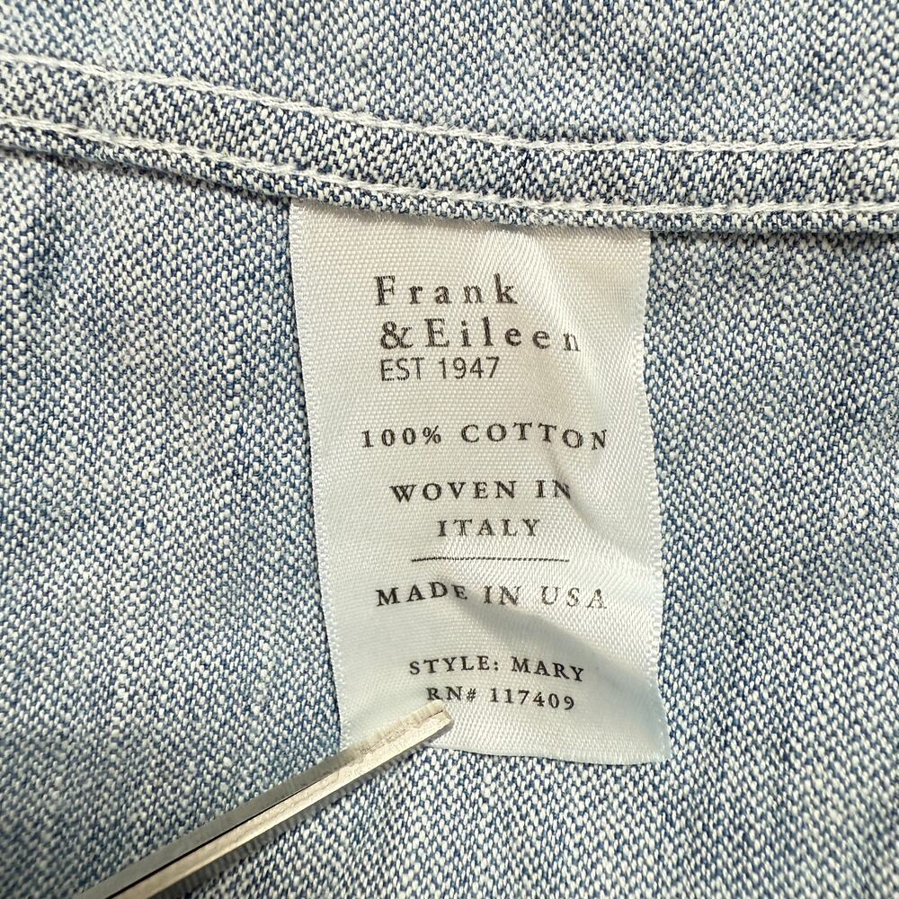 Frank & Eileen Mary Mini Dress Size XL Vintage Stonewashed Indigo Denim Blue - Picture 8 of 12
